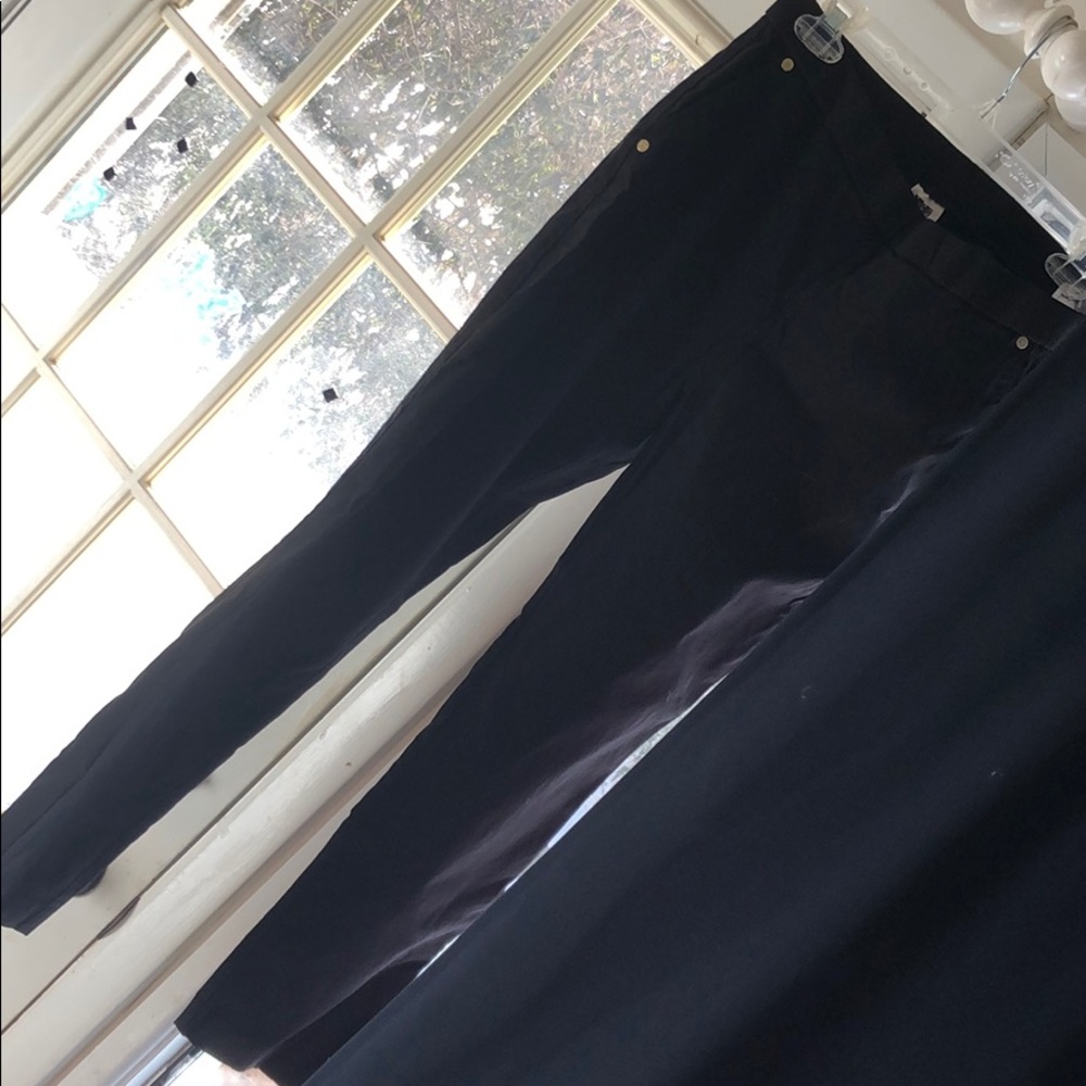 Pencil Legged Black Dress Pants